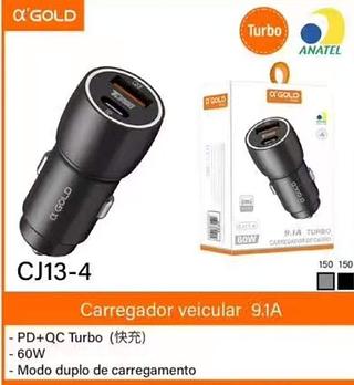 FONTE CARRO 1usb 1tipo-c 45w HMASTON L061