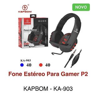 Fone game usb p2 ka-903 302