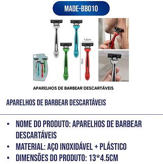 APARELHOS DE BARBEAR DESCARTÁVEIS