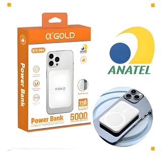 Carregador Portatil Power Bank 5000mah AGOLD 7.5W