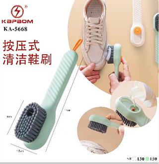 ESCOVA DE LIMPEZA DE SAPATOS COM PORTA SABAO
