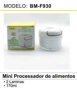 Triturador Cortador Alho Cebola Processador Alimentos 170ml BM- F930