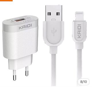 CARREGADOR DE TOMADA TURBO IOS 18W KAIDI