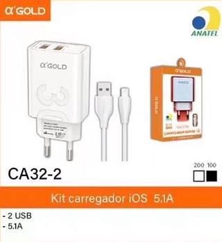 CARREGADOR IOS 5.1A AGOLD