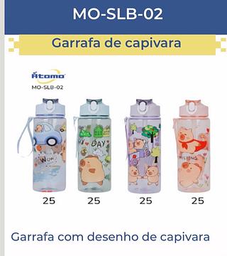Garrafa com desenho de capivara SLB02