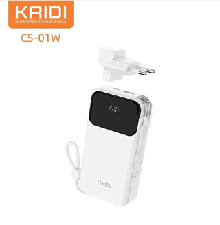 Carregador Power Bank 10000mAh KAIDI 22.5W CS-01W