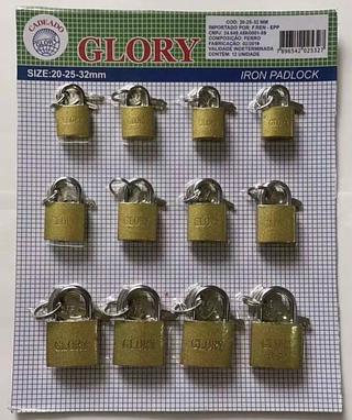 CADEADO 20-25-32mm 12unidades