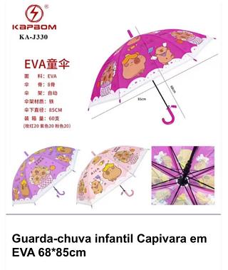 Guarda-chuva infantil Capivara em EVA 68*85cm ka j330