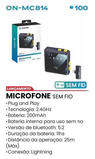 MICROFONE IOS ON MC814