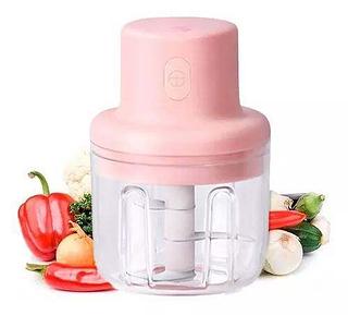 Triturador Cortador Alho Cebola Processador Alimentos Sem Fio 250ML BMAX