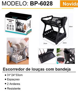 Escorredor de louças com bandeja BP6028
