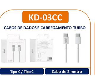 CABO KAIDI 2M TIPO C TIPO C