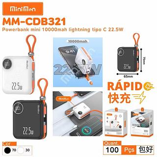 Carregador Power Bank MINIMEN 10000mAh 22.5W