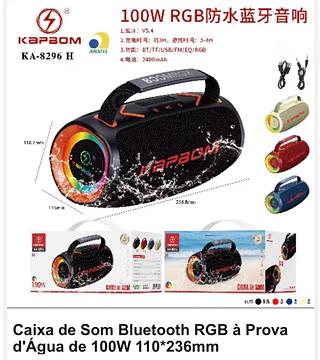 CAIXA DE SOM 100w KA8296H