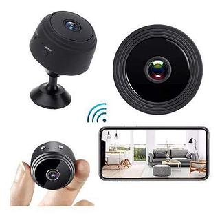 Mini Camera Espia Magnética Visão Noturna Wifi Bivolt A9