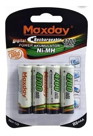 PILHA RECARREGAVEL SONGPUS 2A COM 4 Pcs