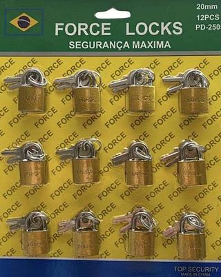 CADEADO 20mm 12unidades