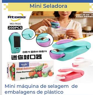 Mini máquina de selagem de embalagens de plástico