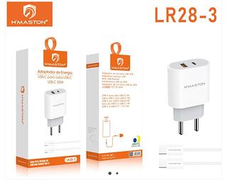 CARREGADOR 50W PARA TIPO C FONTE CABO USB-C HMASTON