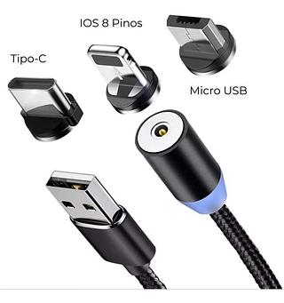 CABO IMA USB MAGNETICO IOS TIPO-C V8 1M 3.1A