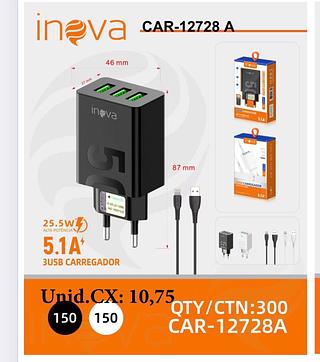 CARREGADOR IOS 5.1A INOVA