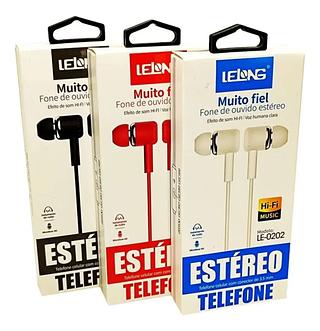 FONE P2 COM FIO LELONG 0202