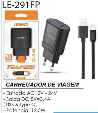 CARREGADOR 5.1A LELONG IOS LE-291FP
