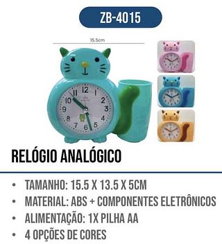 RELÓGIO DE MESA ZB 4015
