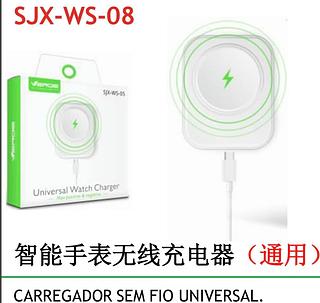 CARREGADOR SEM FIO DE RELOGIO UNIVERSAL VERDE