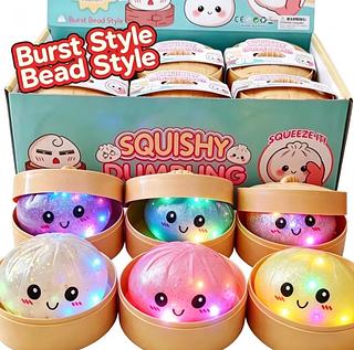 Squishy Brinquedo Paozinho Com LED 8.5CM