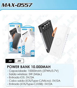 POWER BANK IT BLUE 10000MAH MAX0557