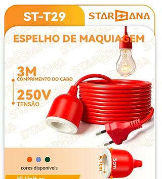 EXTENSAO DE LAMPADA 3M