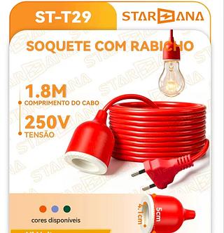EXTENSAO DE LAMPADA 1.8M