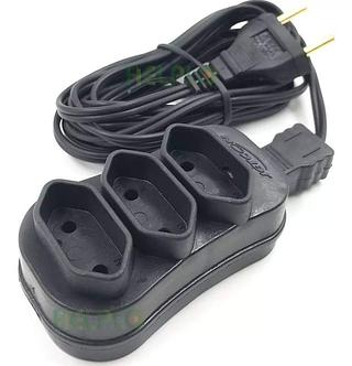 Extensao de 3m Paralela 3 Saída 2x0,75 - jetcon