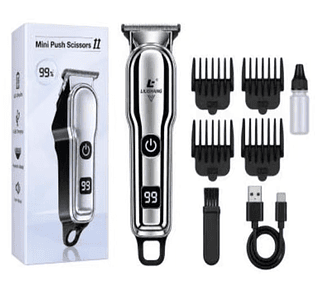 Maquina de Cortar Cabelo Profissional Recarregavel GL-M08