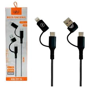 CABO 60w USB- TIPO C USB-IOS TIPO C-TIPO C TIPO C-IOS