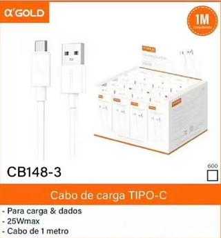 CABO AGOLD 25w TIPO C CB148-3