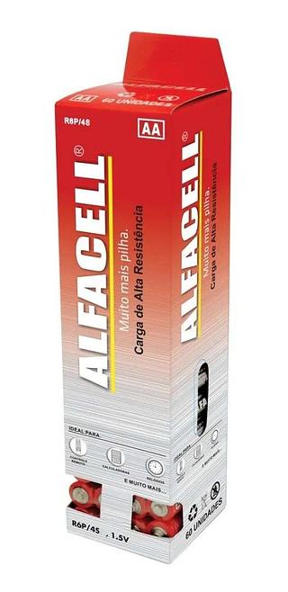 PILHA 2A ALFACELL COM 60 PC