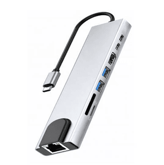 Hub USB-C 8 em 1 Multifuncional Com HDMI