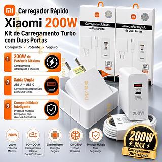 CARREGADOR TIPO C 200W