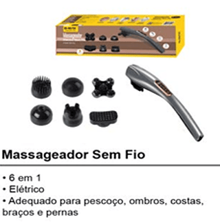 Massageador Sem Fio 6 em 1 BM-F1226