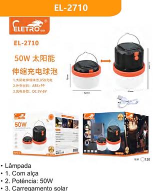 LÂMPADA COM SOLAR 50W EL-2710