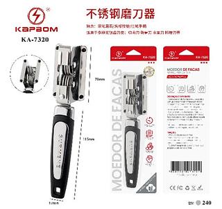 Amolador De Facas Kapbomka7320 Afiador Portátil Profissional