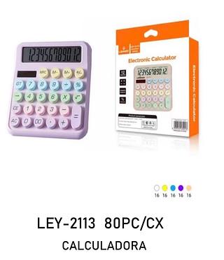 CALCULADORA PORTATIL SOLAR LEY 2113