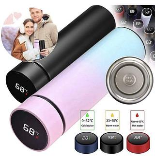 GARRAFA COPO Termica 500ml Com Temperatura Led COM STANLEY