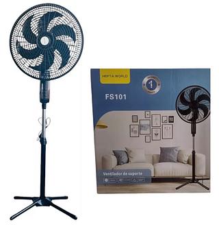 Ventilador De Chão 6 Pás 40w 3 Velocidades Epta World Fs 101 110V
