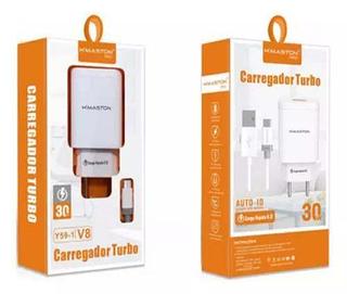 CARREGADOR V8 30W Y59-1 TURBO HMSATON