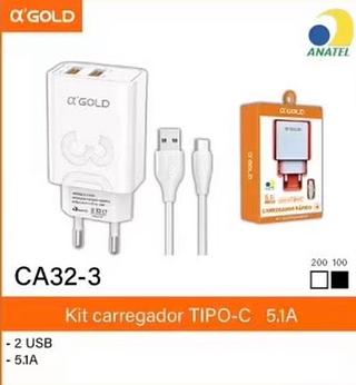 CARREGADOR TIPO C 5.1A AGOLD