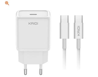 CARREGADOR KAIDI 20w TIPO C TIPO C KD 669CC
